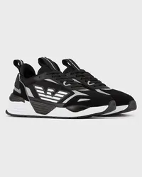 EA7 Ace Runner Sneaker Schwarz