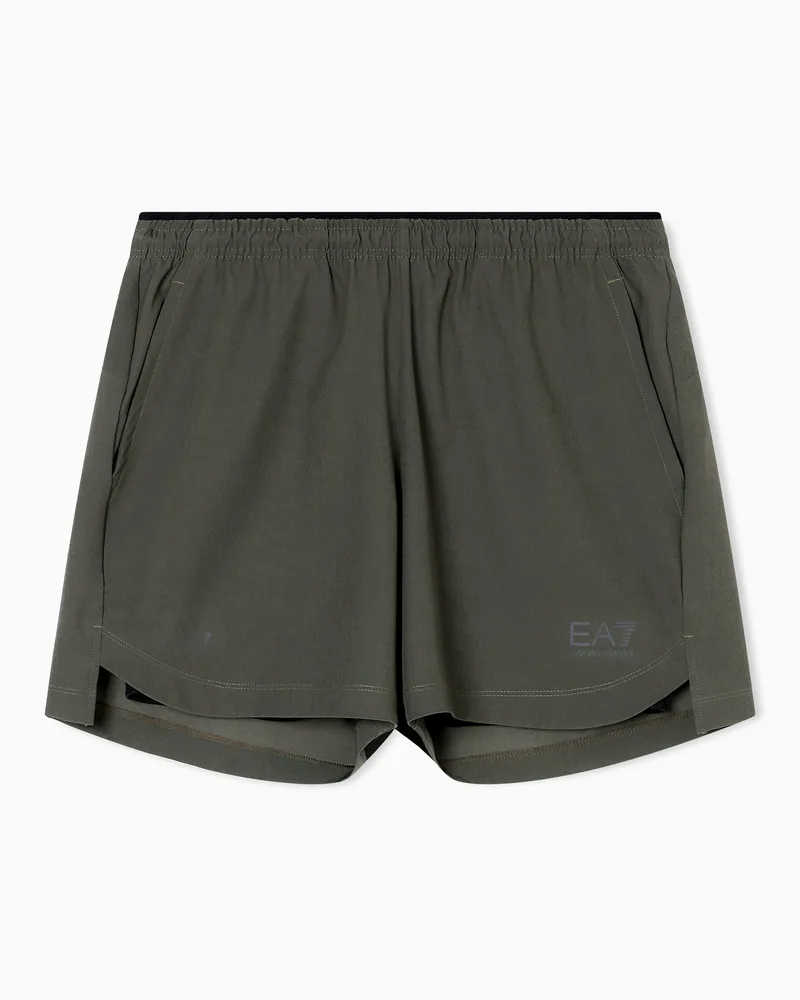 EA7 Dynamic Athlete Shorts aus VIGOR7-Funktionsgewebe Grün