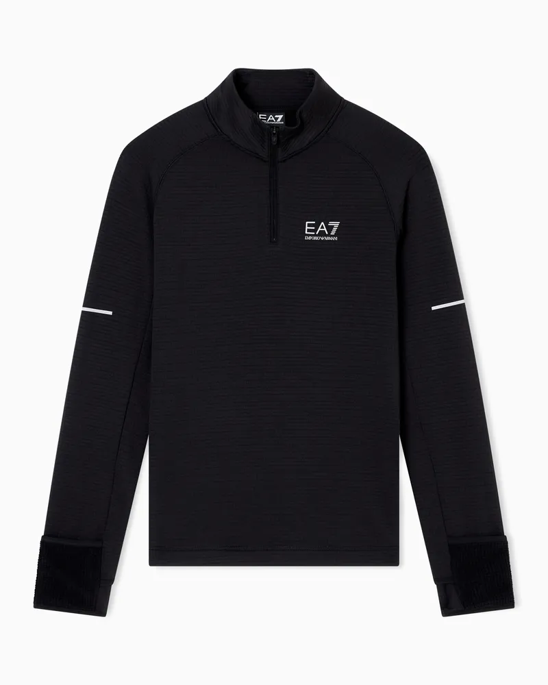 EA7 Dynamic Athlete Shirt aus VIGOR7-Funktionsgewebe Schwarz