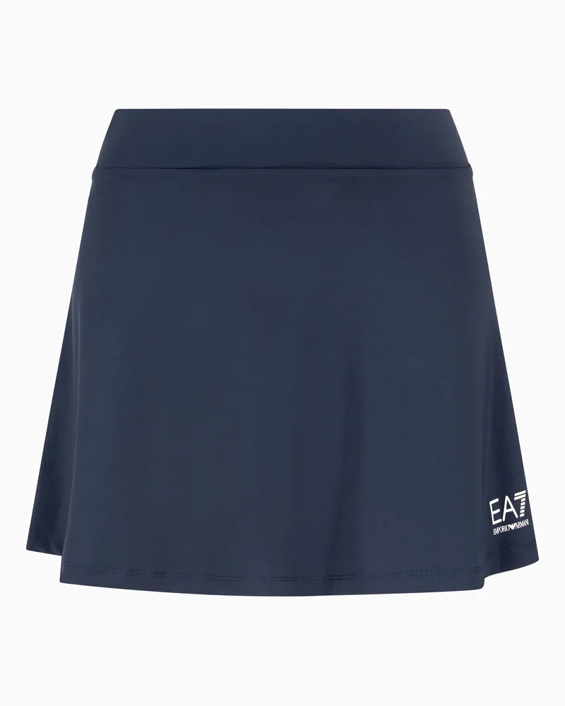 EA7 Tennis Pro Minirock aus VENTUS7-Funktionsgewebe Blau
