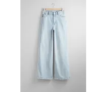 Jeans mit Weitem Bein - Blau