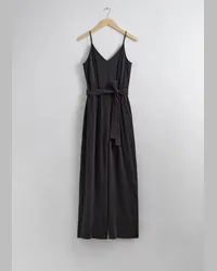 & Other Stories Jumpsuit mit Schmalen Trägern Und Gürtel - Schwarz Schwarz