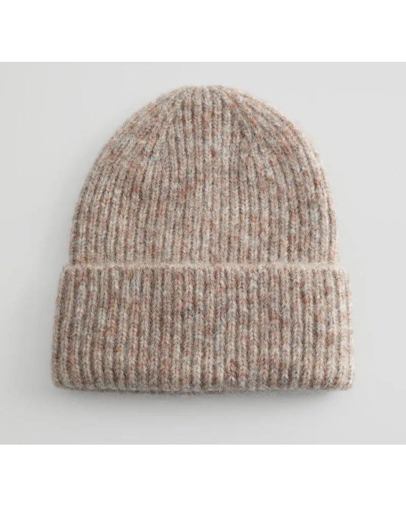 & Other Stories Beanie Aus Wollmischung - Beige Beige