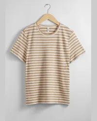 & Other Stories T-Shirt Aus Leinenmischung - Beige Beige