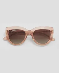 & Other Stories Cat-Eye-Sonnenbrille Aus Acetat - Rosa Hellrosa