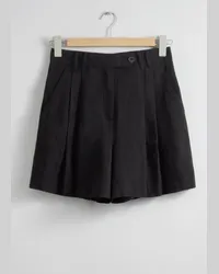 & Other Stories Elegante Shorts - Schwarz Schwarz