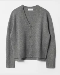 & Other Stories Oversized-Strickjacke Aus Merinowolle - Grau Grau