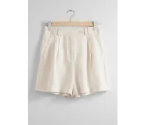 Elegante Shorts - Weiß
