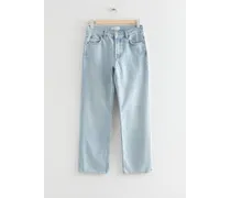 Jeans mit Geradem Bein - Blau