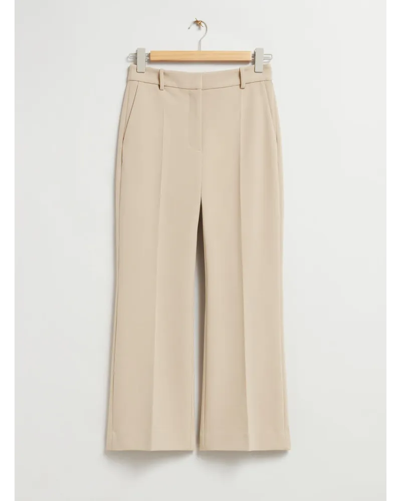 & Other Stories Ausgestellte Hose - Beige Beige