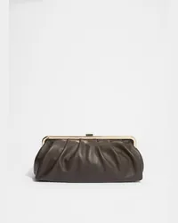 & Other Stories Klassische Clutch Aus Leder - Braun Braun