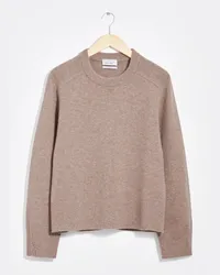 & Other Stories Pullover Aus Merinowolle - Beige Graubraun