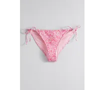 Bikinihose mit Schleifen - Rosa