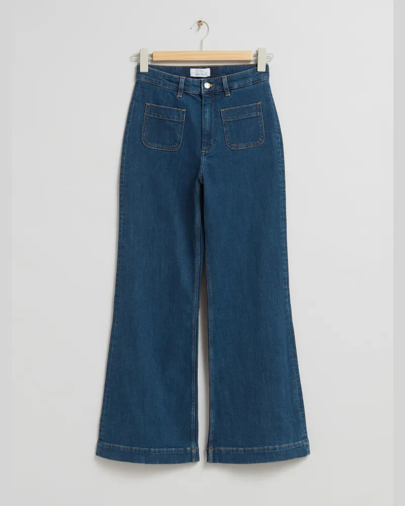 & Other Stories Flared Jeans - Blau Neues