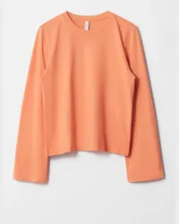 & Other Stories Jersey-Oberteil - Orange Pfirsich