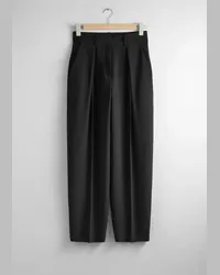 & Other Stories Elegante, Schmal Zulaufende Hose - Schwarz Schwarz