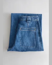 & Other Stories Locker Geschnittene, Weite Jeans - Blau Leuchtendes