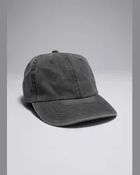 & Other Stories Basecap Aus Denim - Grau Verwaschenes