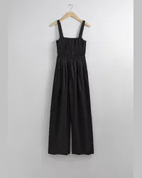 & Other Stories Weiter Ärmelloser Jumpsuit - Schwarz Schwarz