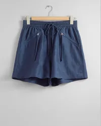 & Other Stories Utility-Shorts - Blau Dunkelblau