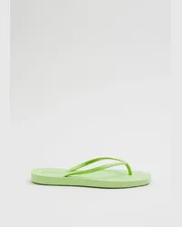 & Other Stories Sleepers Tapered Flipflops - Grün Limette