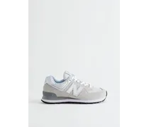 New Balance 574 Core Damen-Sneaker - Beige Grau Weiß