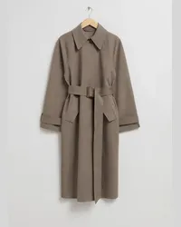 & Other Stories Lockerer Trenchcoat - Beige Taupe