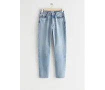 Tapered Jeans - Blau
