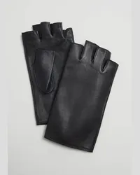 & Other Stories Fingerlose Lederhandschuhe - Schwarz Schwarz