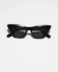 & Other Stories Markante Cat-Eye-Sonnenbrille - Schwarz Schwarz