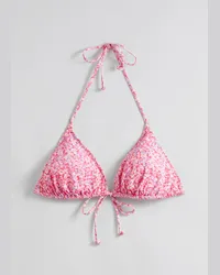 & Other Stories Neckholder-Triangel-Bikinioberteil - Rosa Rosa