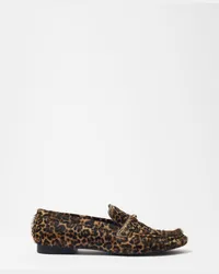 & Other Stories Klassische Loafers Aus Leder - Braun Leopardenmuster