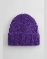 & Other Stories Beanie Aus Wollmischung - Lila Lila