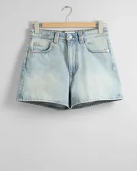 & Other Stories 5-Pocket-Jeansshorts - Blau Hellblau