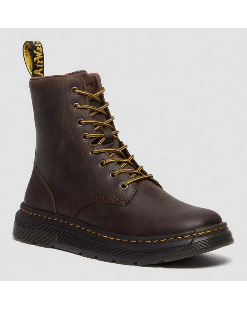 Dr.Martens Crewson Leder Schnürstiefel in Braun Braun