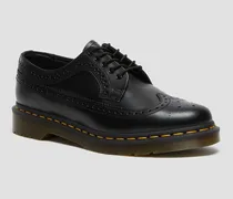 3989 Glattleder Brogues Schuhe in Schwarz, Größe