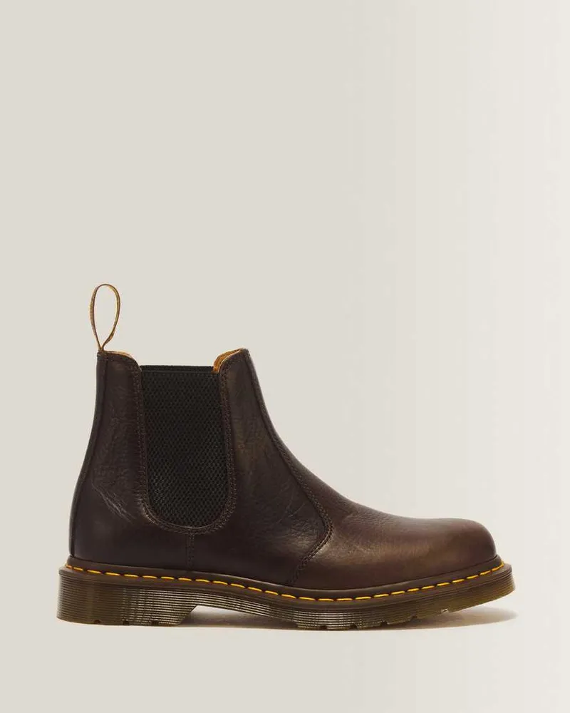 Dr.Martens 2976 Ambassador Leder Chelsea Stiefel Schuhe in Braun, Größe Braun