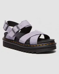 Dr.Martens Voss II Buttersoft Leder Sandalen Mit Riemen in Violett Violett