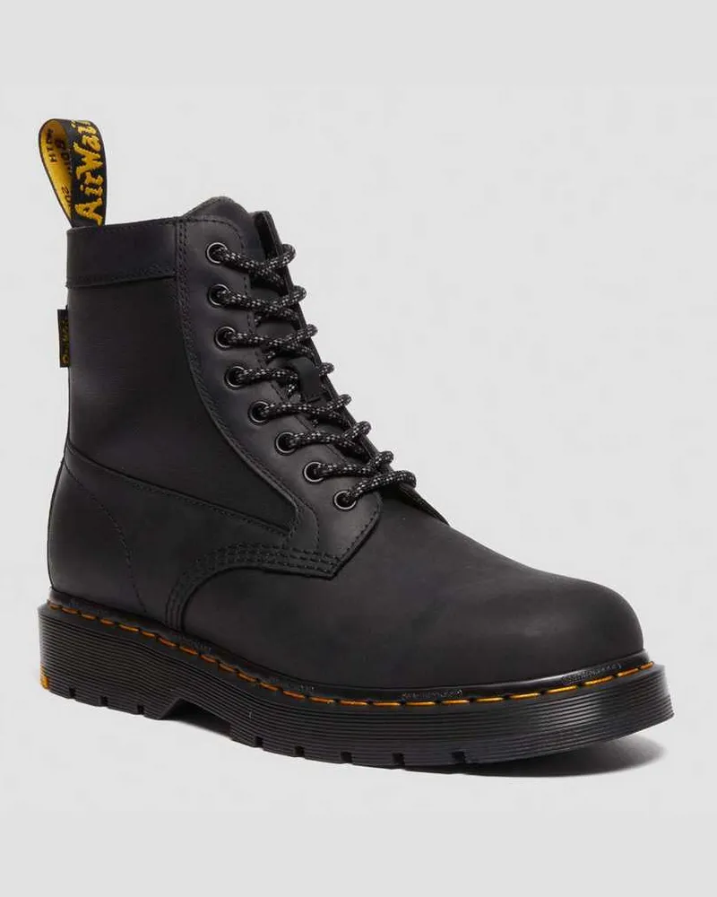 Dr.Martens Leder 1460 Trinity Wintergrip Wasserfeste Stiefel in Schwarz, Größe Schwarz