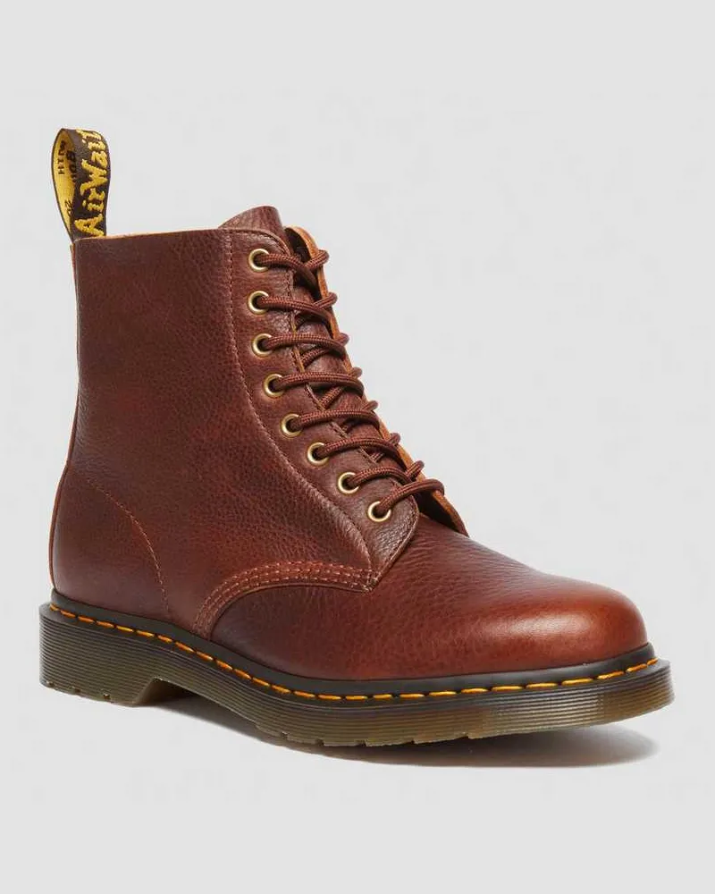 Dr.Martens 1460 Pascal Ambassador Leder Schnürstiefel in Braun, Größe Braun