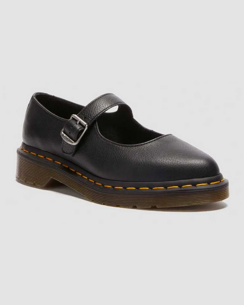 Dr.Martens Elphie Virginia Leder Mary Jane Schuhe in Schwarz, Größe Schwarz