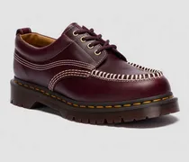 Lowell Leder Moc Toe Schuhe in Rot, Größe