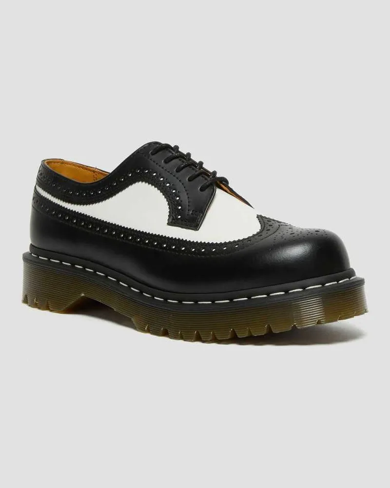 Dr.Martens Leder 3989 Bex Brogues in Schwarz, Größe Schwarz