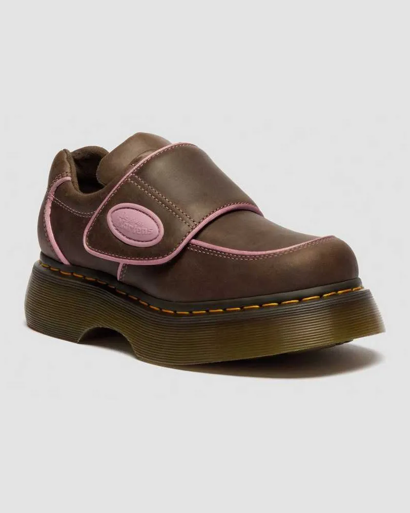 Dr.Martens Leder Buzz Strap Wyoming Schuhe in Braun, Größe Braun