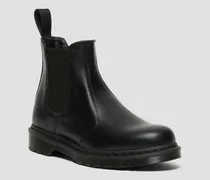 2976 Mono Glattleder Chelsea Stiefel Schuhe in Schwarz, Größe