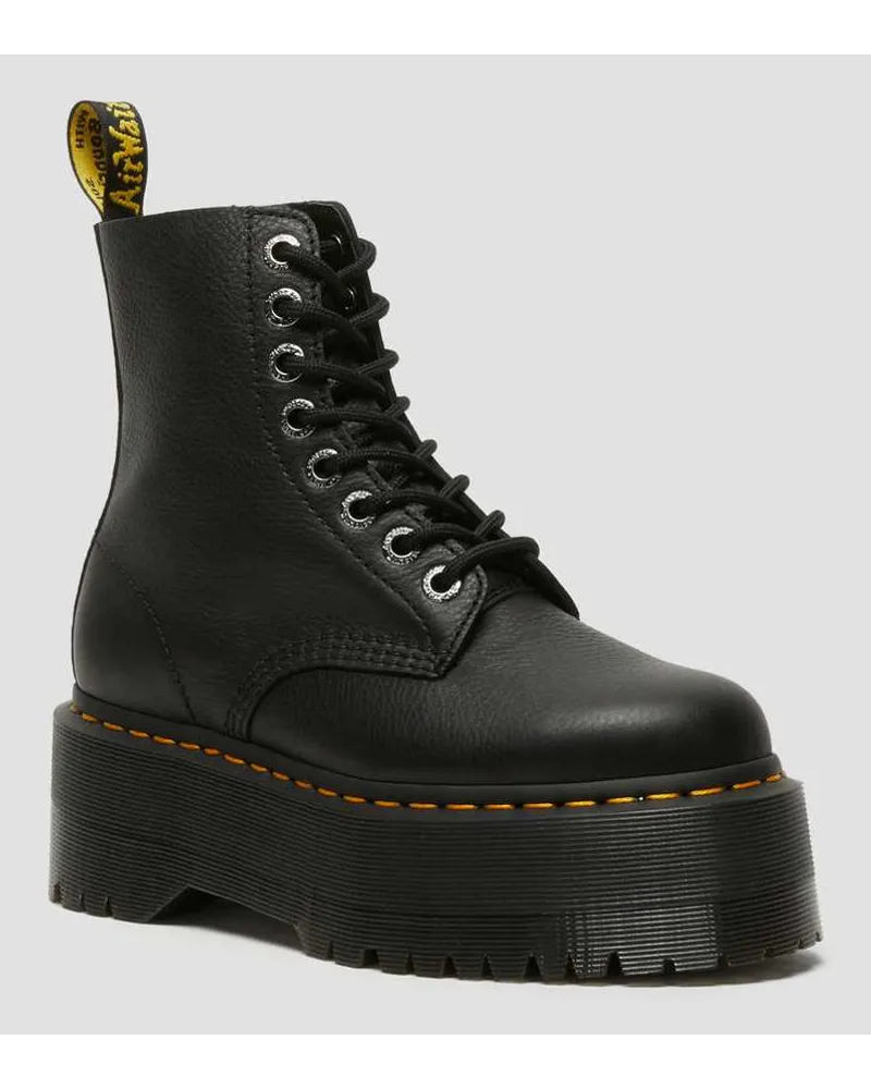 Dr.Martens 1460 Pascal Max Plateaustiefel, Damen, Leder in Schwarz Schwarz