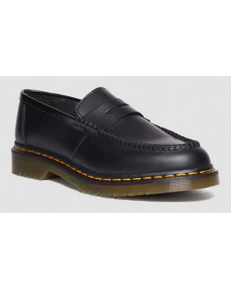 Dr.Martens Penton Glattleder Loafer in Schwarz Schwarz