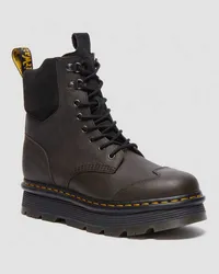 Dr.Martens Zebzag Wildleder & Leder Casual Schnürstiefel in Schwarz Schwarz