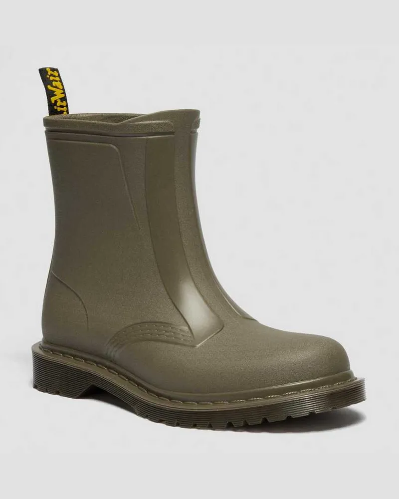 Dr.Martens 1460 Wellington Rain Stiefel in Grün, Größe Grün