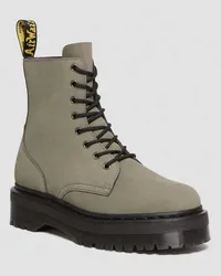 Dr.Martens Jadon Milled Nubuck Plateau Stiefel in Grau Grau